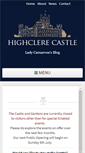 Mobile Screenshot of highclerecastle.co.uk